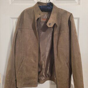Emporio Collezione Tan Suede Medium Mens Jacket